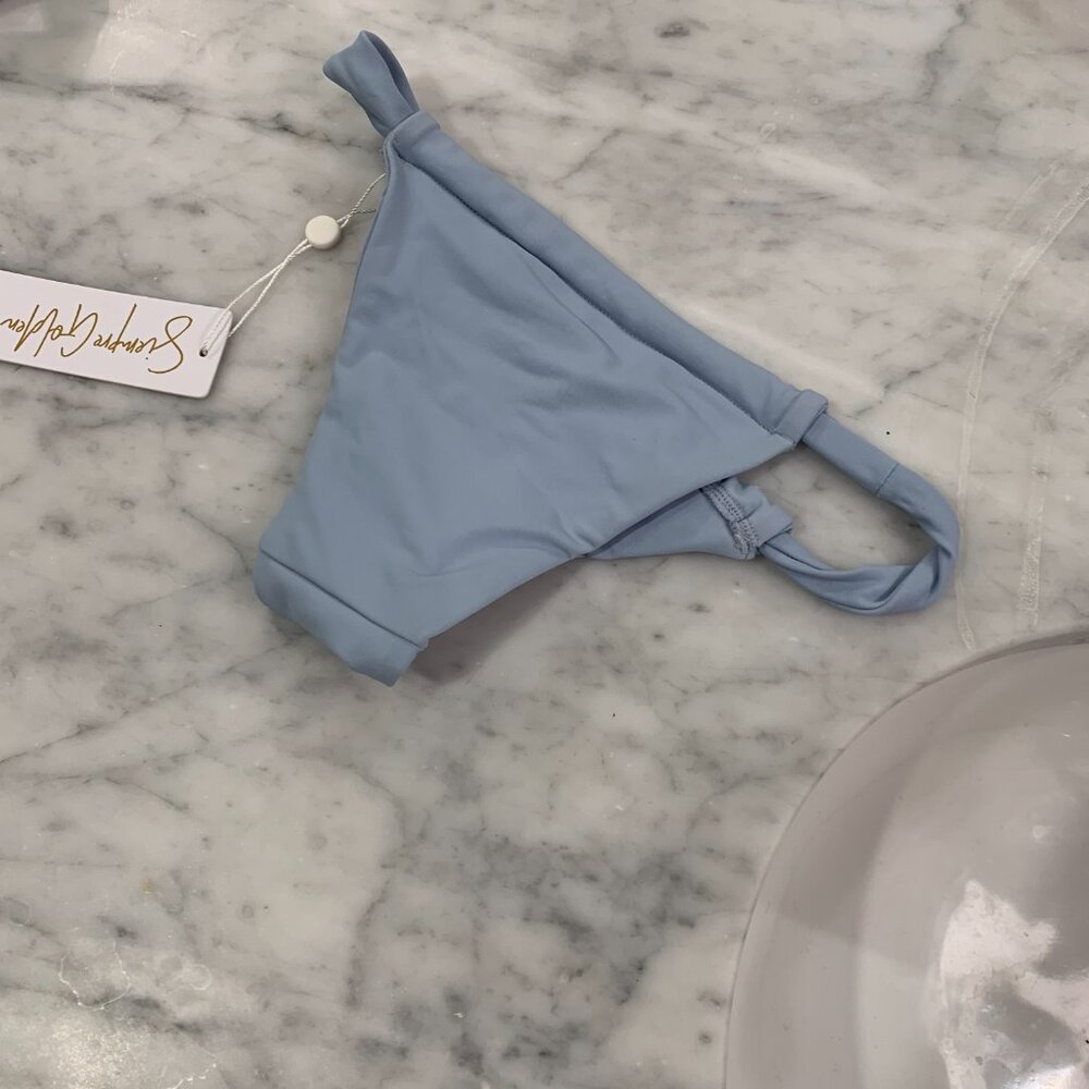 NWT Siempre Golden Pisces Bikini Bottoms in Sky